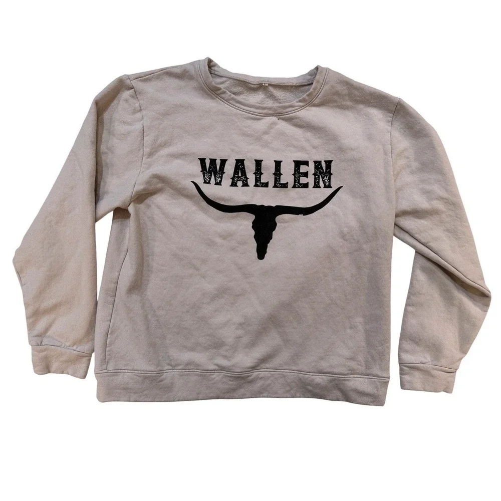 Morgan Wallen Sweatshirt‎ Women XL Country Music Concert Song Title Back Western